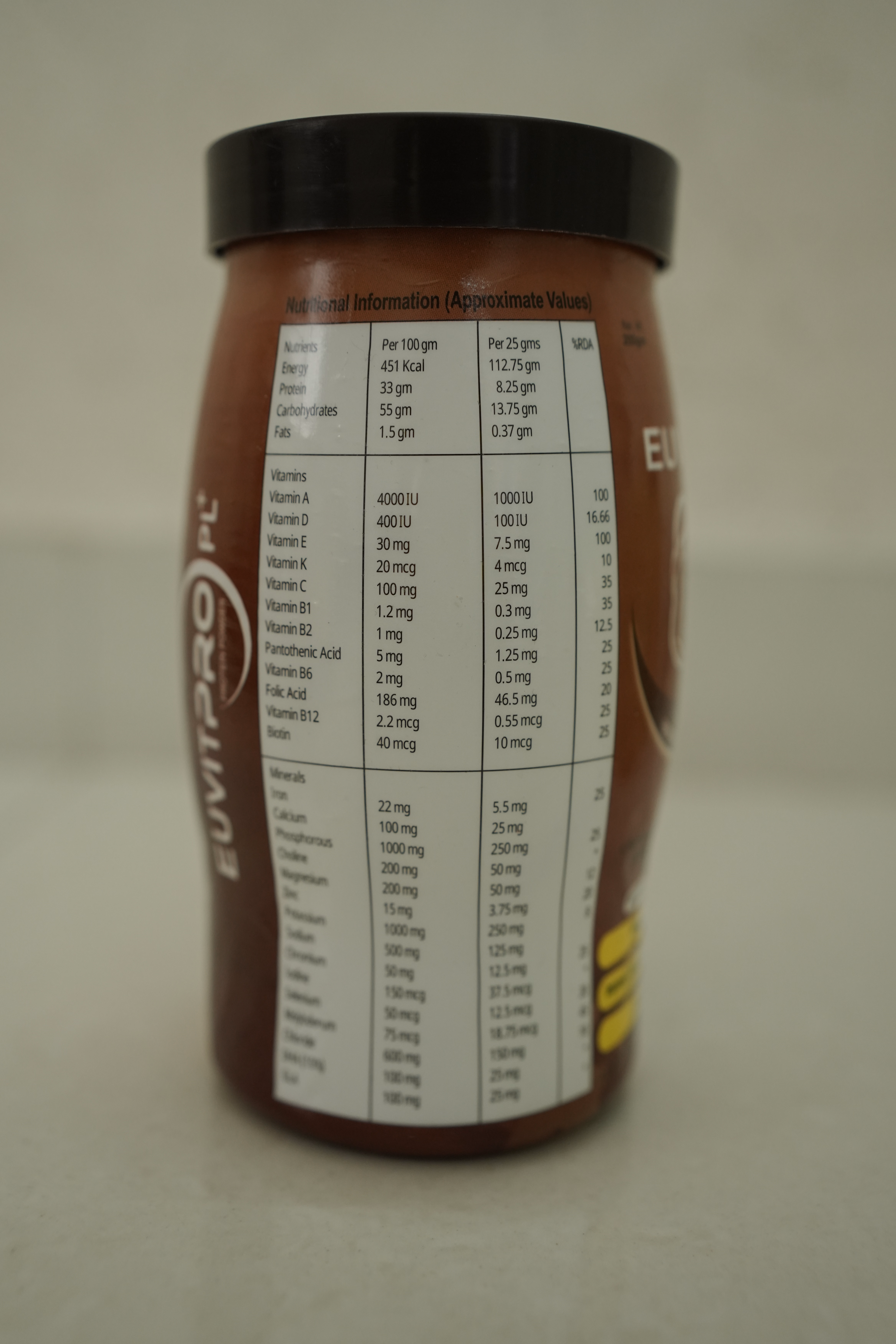 39 EUVITPRO PL+ POWDER CHOCOLATE