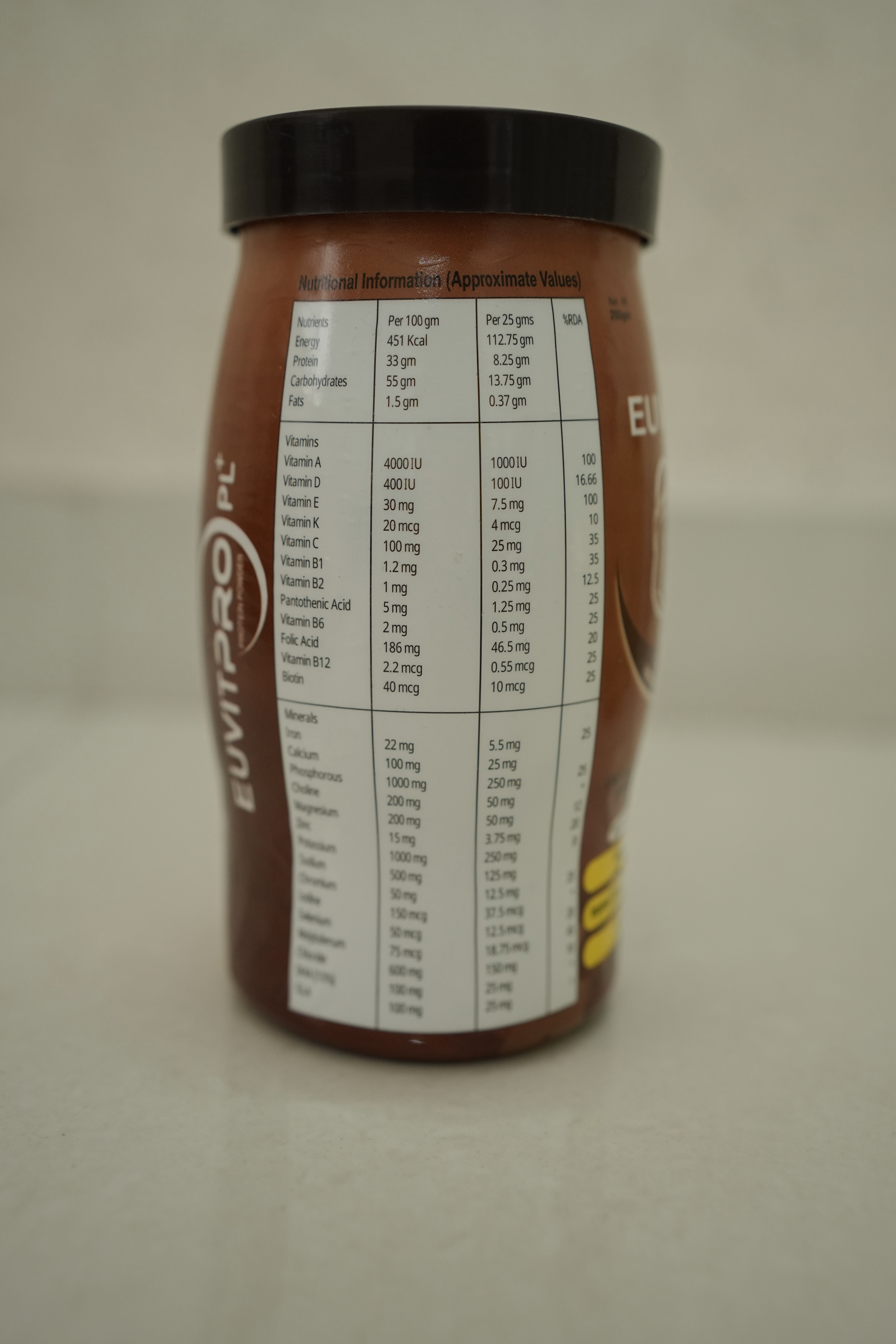 39 EUVITPRO PL+ POWDER CHOCOLATE